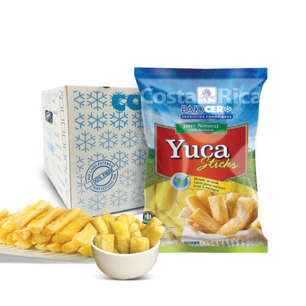 Yuca Sticks Congelada  disponible en Caja 22 lb (10ud/2.2LB)