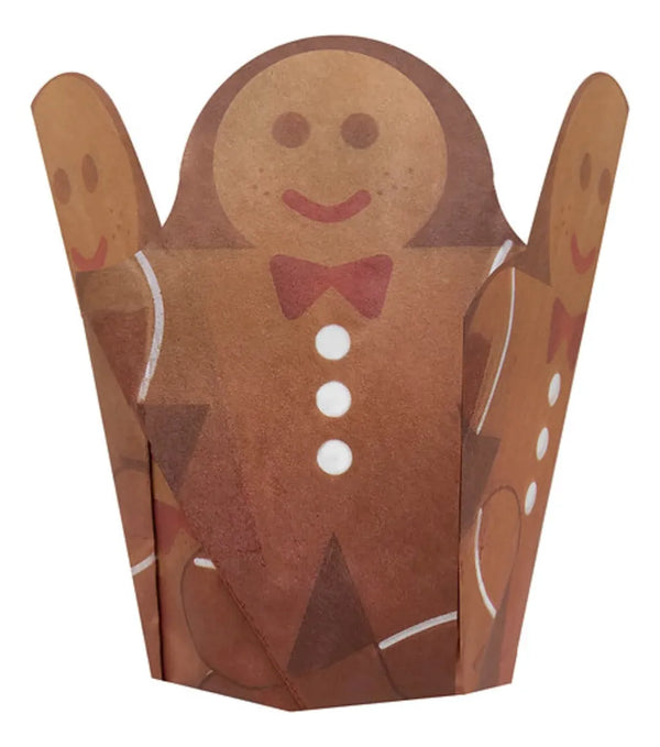 Paquete 60/1 - Capacillo Tulipan Navidad - Muñeco de Jengibre