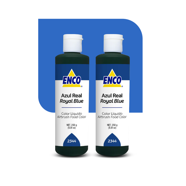 Colorante liquido Azul Rey disponible en botella de 8oz