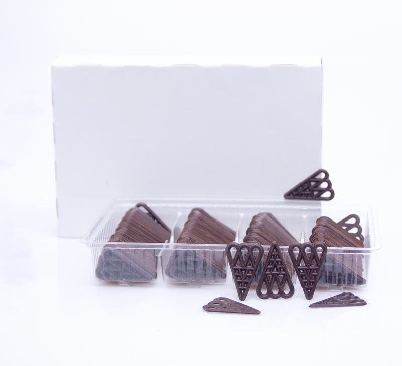 Caja 2 LB - Filigrama Chocolate Abanico (Fan) 245/1