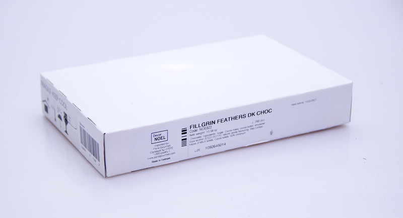 Caja 1.5 LB - Filigrama Chocolate Alas (Feathers) 280/1