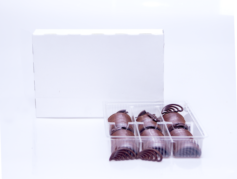 Caja 1.5 LB - Filigrama Chocolate Alas (Feathers) 280/1