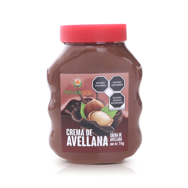 Crema de Avellana disponible en Frasco 2.2 LB