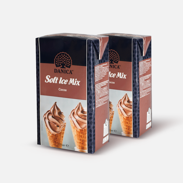 Soft Ice Cream Mix Chocolate 12/1lt Caja 26.4 LBS