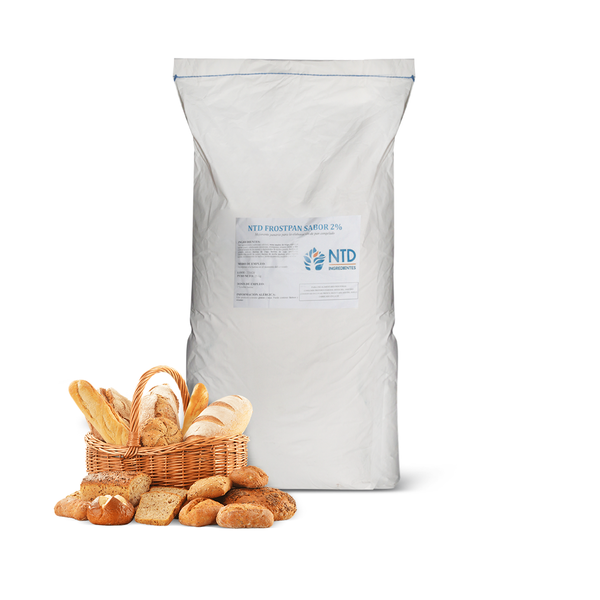 Mejorante para la elaboracion de panes envasados Frostpan Sabor 2% Funda 55LB