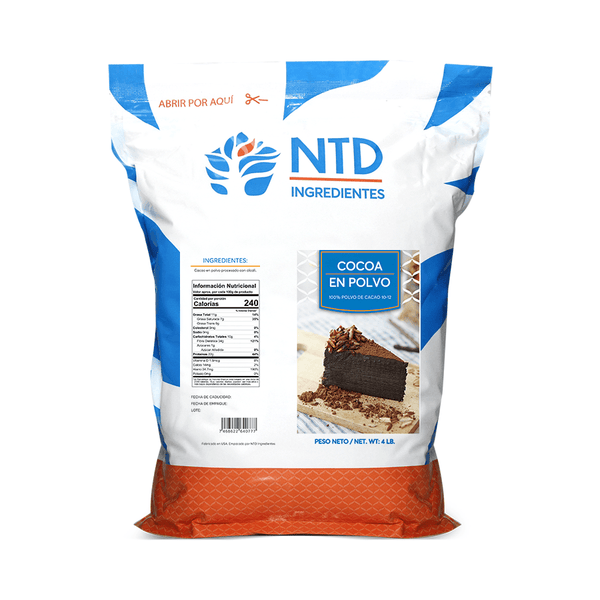 FUNDA 3 LB - Cocoa En Polvo Roja Barry (16) - NTD Ingredientes