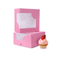 Caja para cupcake con ventana paquete 50/1 16X16X8 - NTD Ingredientes