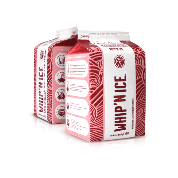 Crema de Batir Whip N Ice Strawberry disponibles en Caja 35.2 lbs