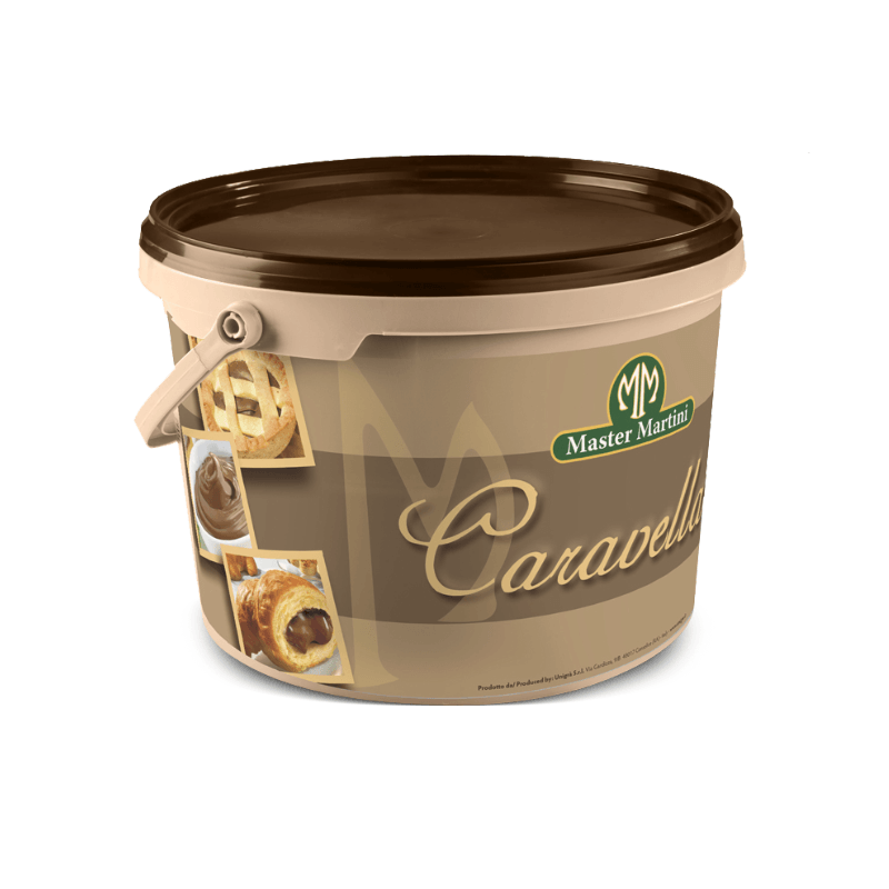 CUBO 11 LB - Ganache Gianduja Tipo Nutella Caravella Gianduji - NTD Ingredientes