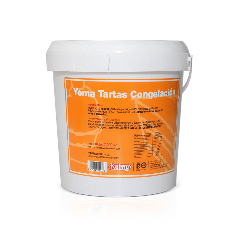 CUBO 15.4 LB - Yema Tartas Congelacion - NTD Ingredientes