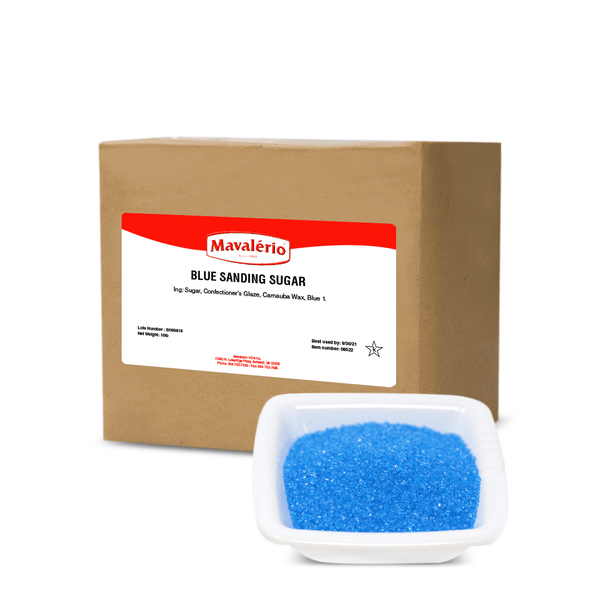 Blue Sanding Sugar Bolsa 10 LBS - NTD Ingredientes