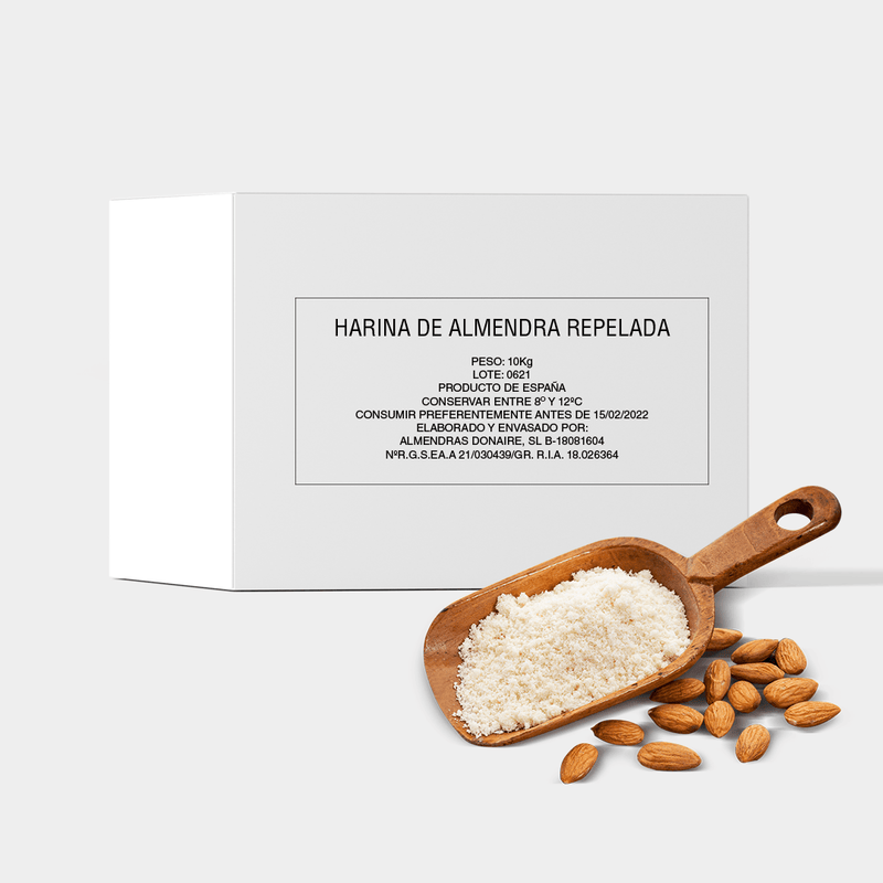 Harina de Almendra repelada  Caja 22 lb - NTD Ingredientes